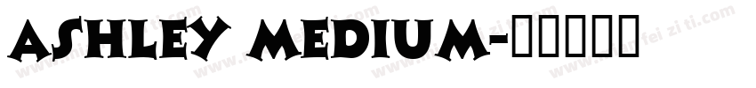 Ashley Medium字体转换